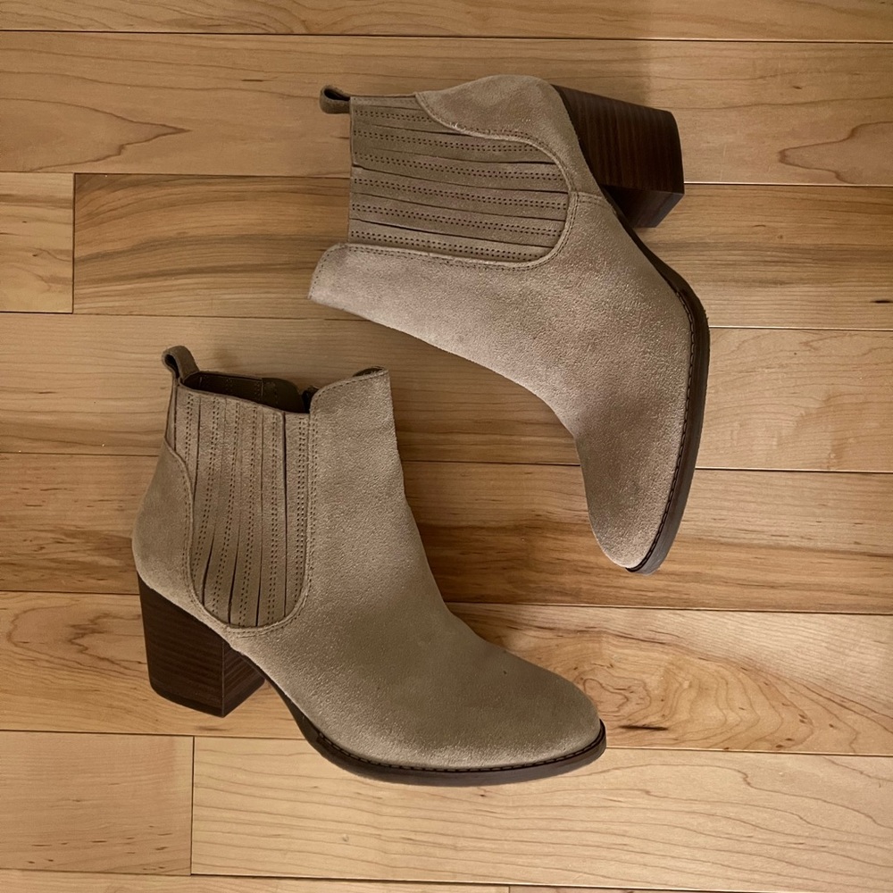 Tan Suede Boots